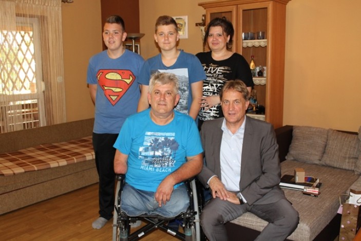 Gradonačelnik posjetio ratnog vojnog invalida Antu Filipovića