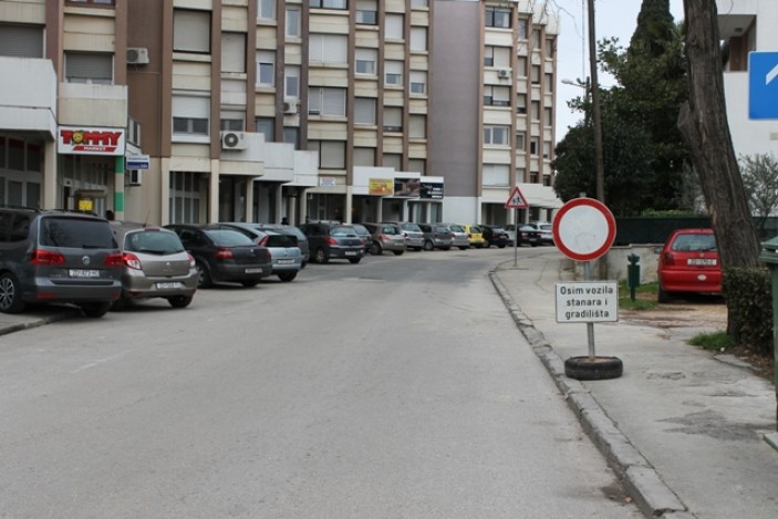 Obavijest o zatvaranju Ulice Miroslava Krleže