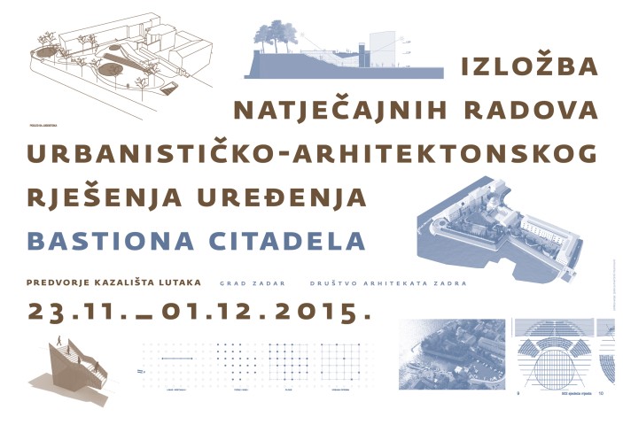 Izložba natječajnih radova - bastion Citadela u Zadru