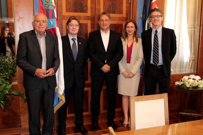 Gradonačelnik Kalmeta primio veleposlanika Kanade u RH, NJ.E. Daniela Maksymiuka