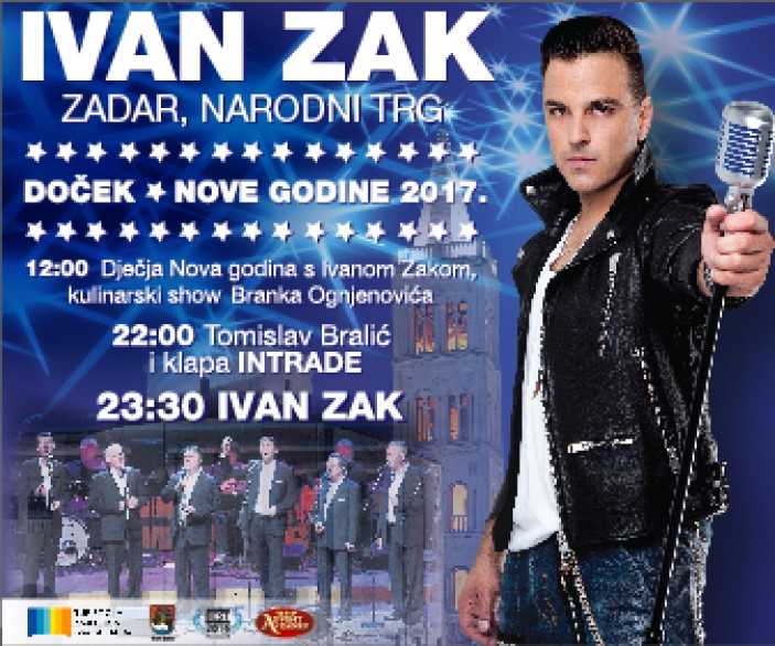 Doček Nove godine na otvorenom u Zadru