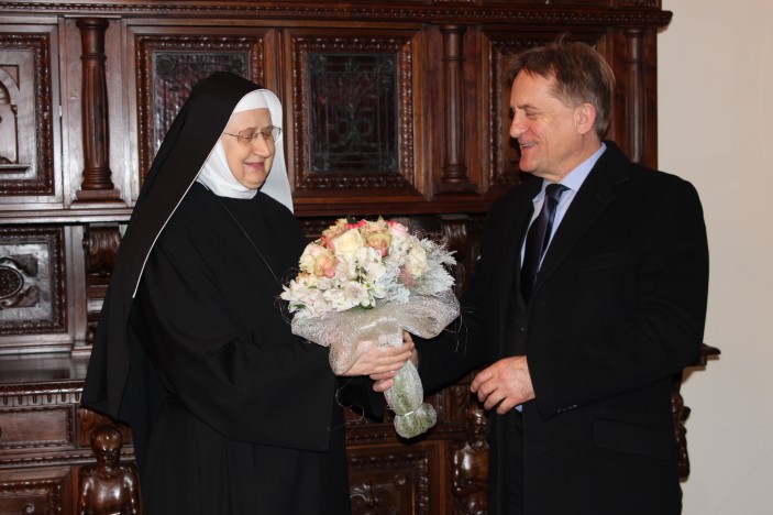 Gradonačelnik Kalmeta posjetio benediktinke samostana sv. Marije