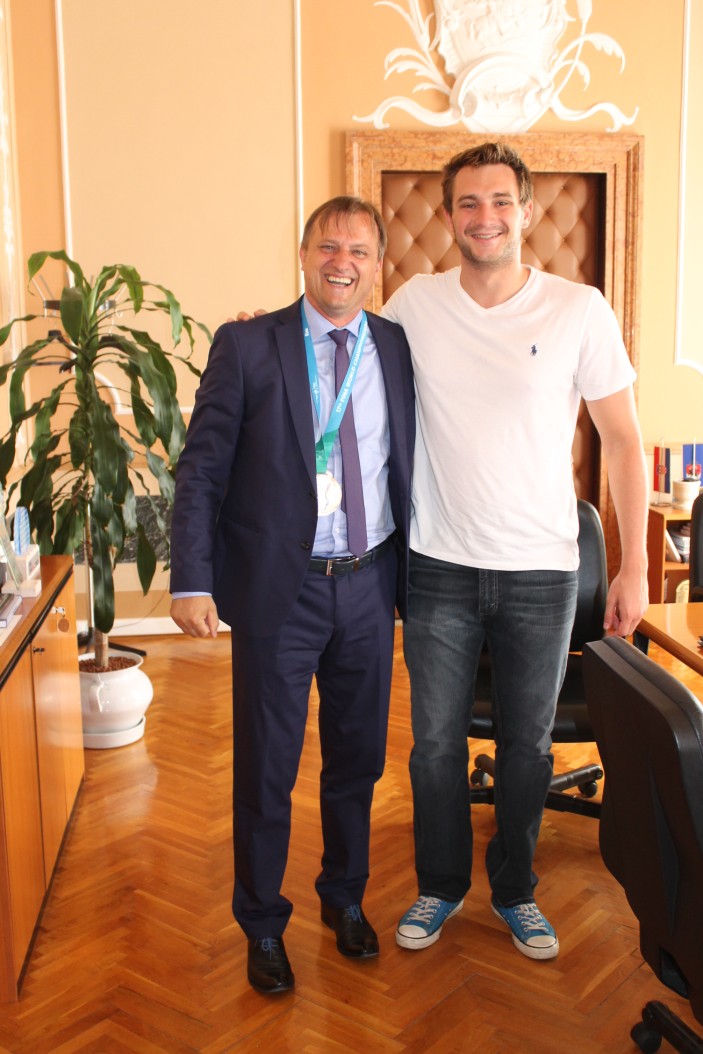 Zlatni vaterpolist kod gradonačelnika