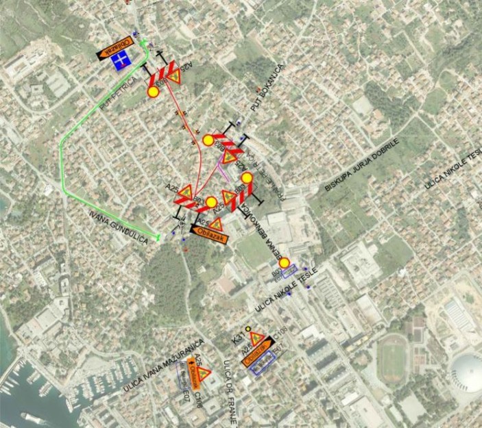 Obavijest - privremena prometna regulacija