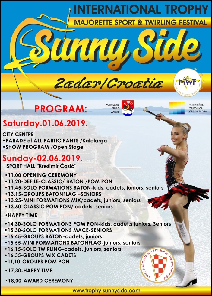 Međunarodni Festival mažoret sporta i twirlinga - I. INTERNATIONAL TROPHY SUNNY SIDE