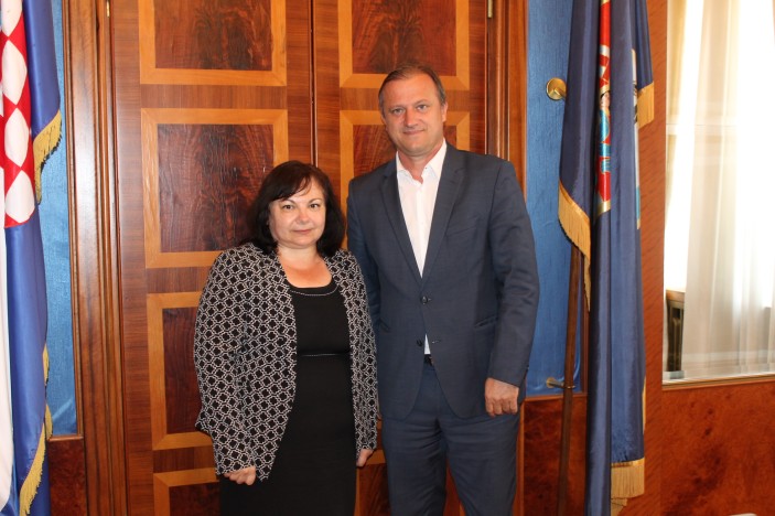 Nastupni posjet veleposlanice Republike Bugarske, NJ. E. gđe Genke Georgieve gradonačelniku Zadra