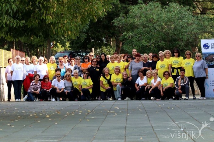 Orijentacijsko hodanje zadarskih umirovljenica na Višnjiku