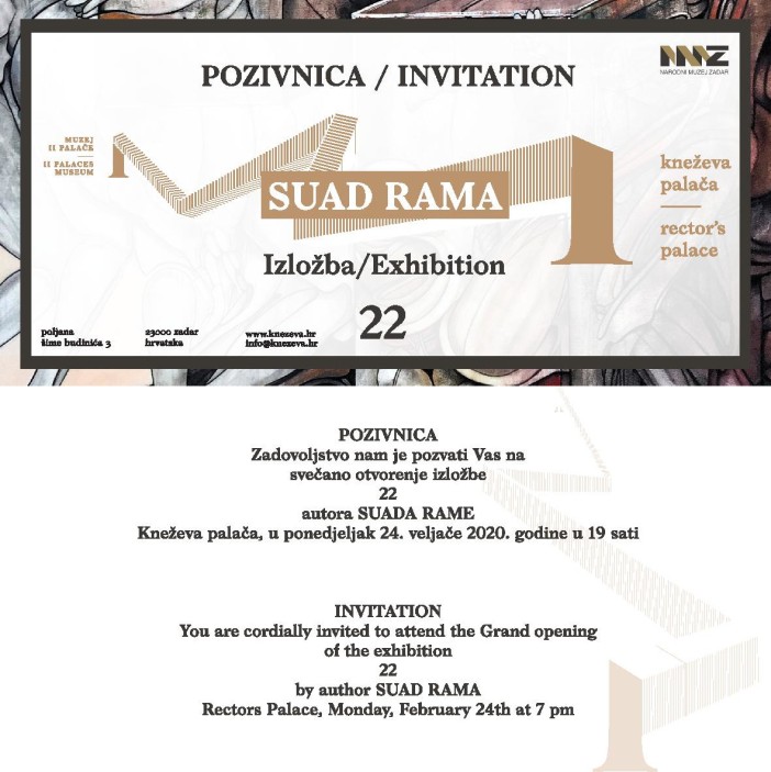 Otvorenje izložbe "22" autora Suada Rame
