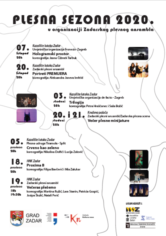 Plesna sezona 2020. Zadarskog plesnog ansambla