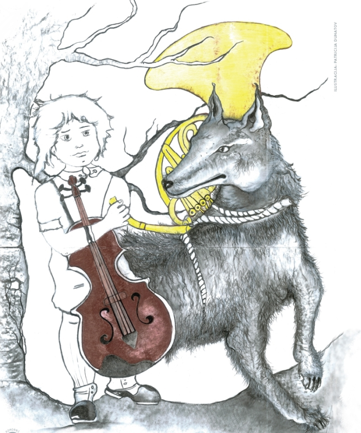 Projekcija simfonijske bajke "Petar i vuk" Sergeja Prokofjeva