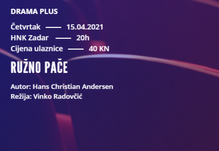 RUŽNO PAČE I HNK Zadar