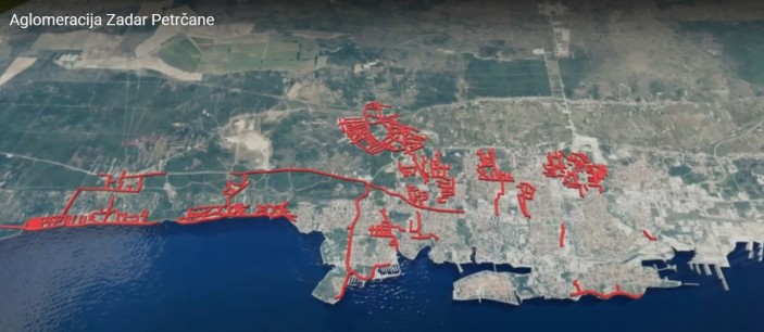 Popis ulica obuhvaćenih izgradnjom sustava javne odvodnje na području grada Zadra