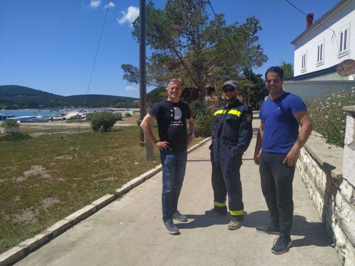 Gradonačelnik Dukić obišao otok IST