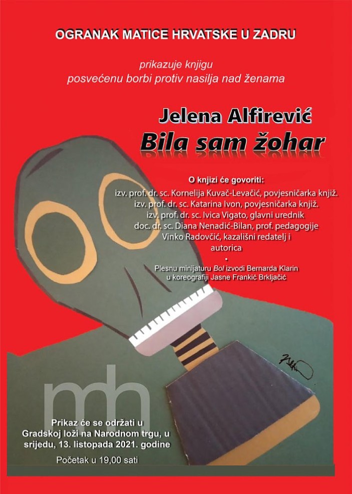 Predstavljanje knjige I "Bila sam žohar" Jelena Alfirević