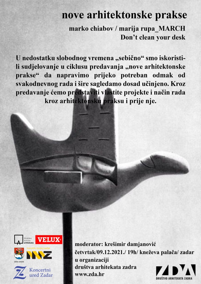 Ciklus Nove arhitektonske prakse I Marko Chiabov i Marija Rupa (March)