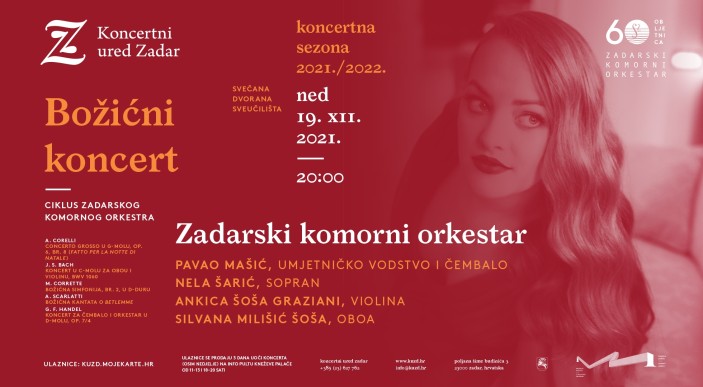 Božićni koncert Zadarskoga komornog orkestra