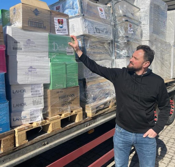 Humanitarna pomoć iz Zadra stigla u poljski Lubin i nastavila dalje za Brovary