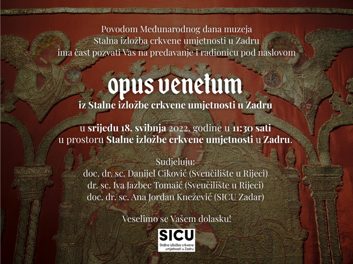 Opus Venetum: Mapiranje venecijanskog veza 14. stoljeća I Predavanje i radionica