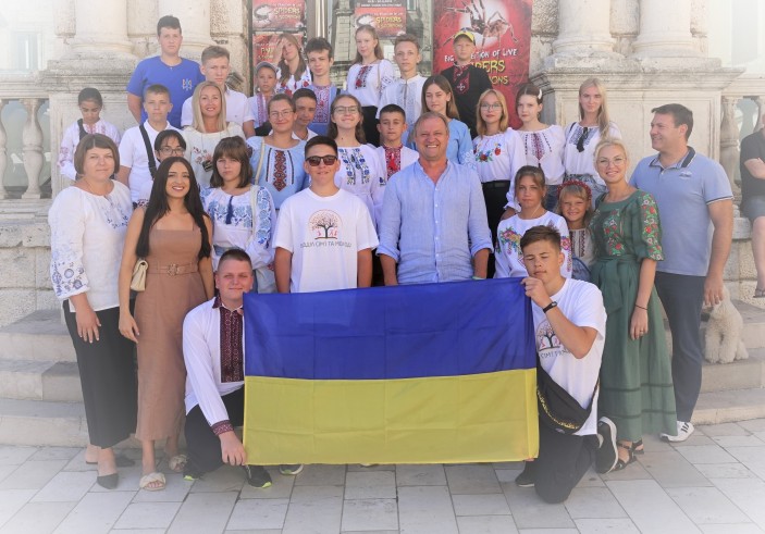 Djeca iz Brovaryja kod gradonačelnika