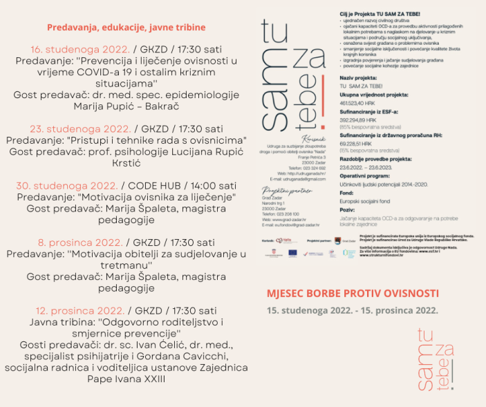 Mjesec borbe protiv ovisnosti