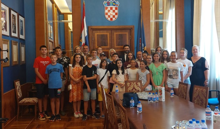 Prijem za učenike hrvatske nastave iz Boke kotorske