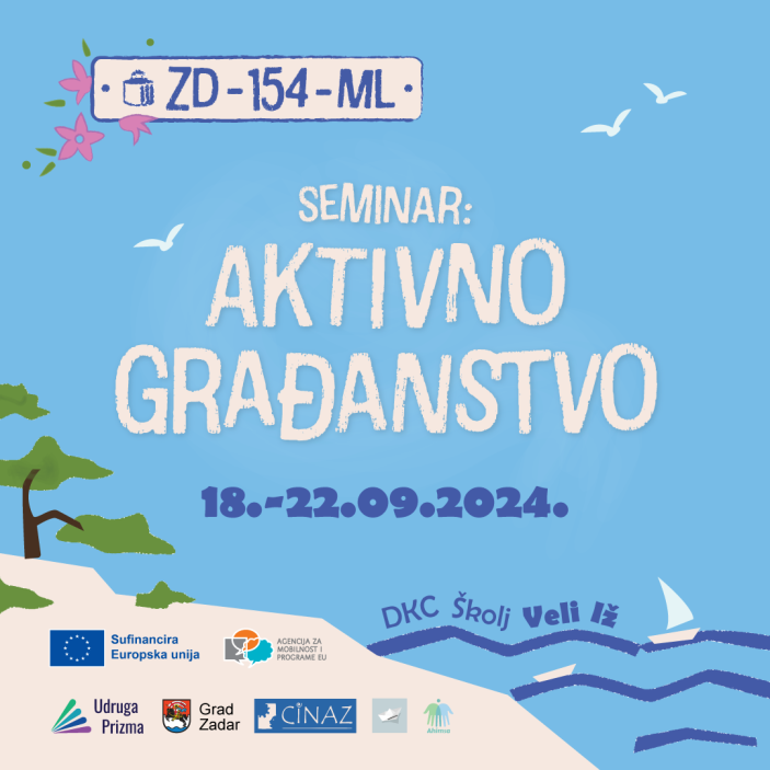 Poziv za sudjelovanje na besplatnom seminaru o aktivnom građanstvu