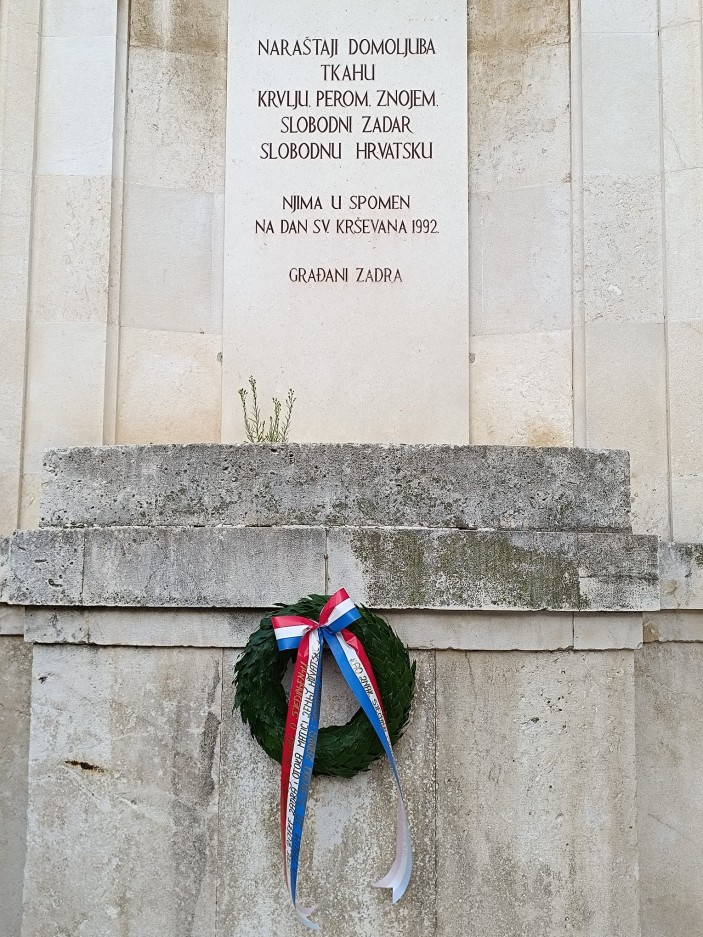 Grad Zadar obilježio Spomendan pripojenja Zadra matici Hrvatskoj